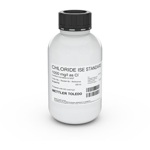 Раствор стандартный Cl, 1000 мг/л, 500 мл, METTLER TOLEDO