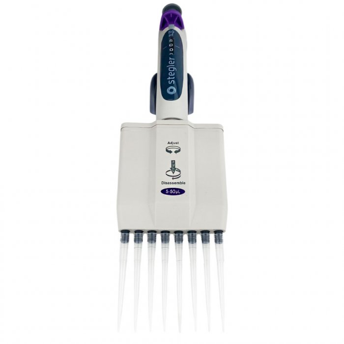 Микродозатор MVA-8- 5-50 (5...50 мкл), Stegler