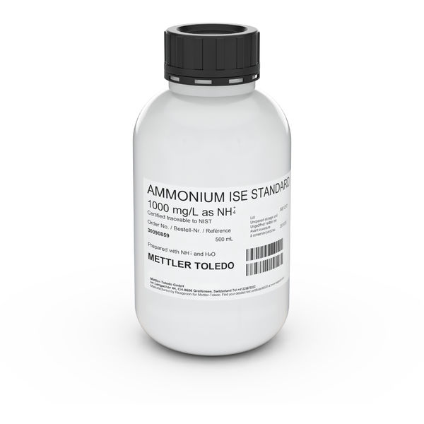 Раствор стандартный NH4, 1000 мг/л, 500 мл, METTLER TOLEDO