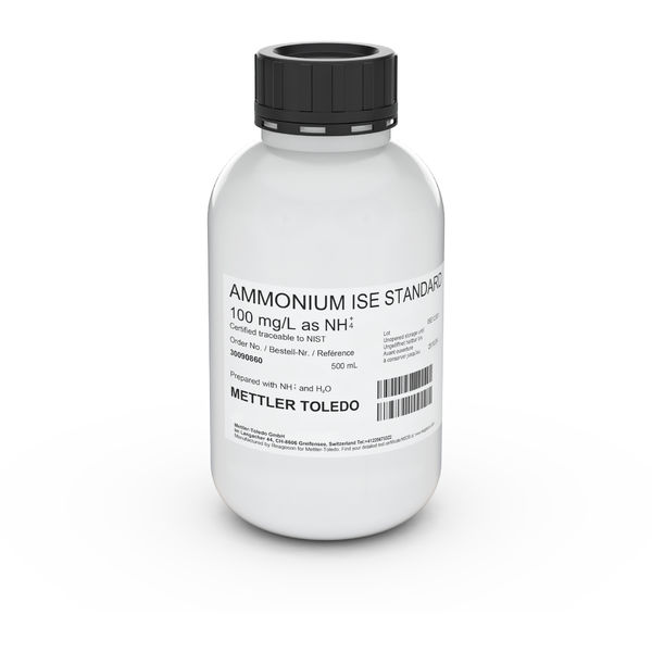 Раствор стандартный NH4, 100 мг/л, 500 мл, METTLER TOLEDO