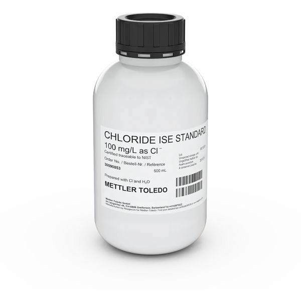 Раствор стандартный Cl, 100 мг/л, 500 мл, METTLER TOLEDO