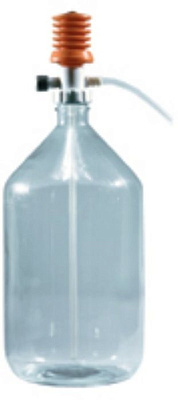 Перекачивающая система ЭКРОС-3010 (ПЭ-3010) для агрессивных жидкостей с ручным насосом и клапаном