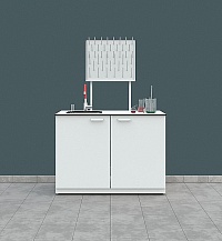 Мойки лабораторные Simple Pro ЛК-1500 СМС (2 раковины, 1 смеситель)